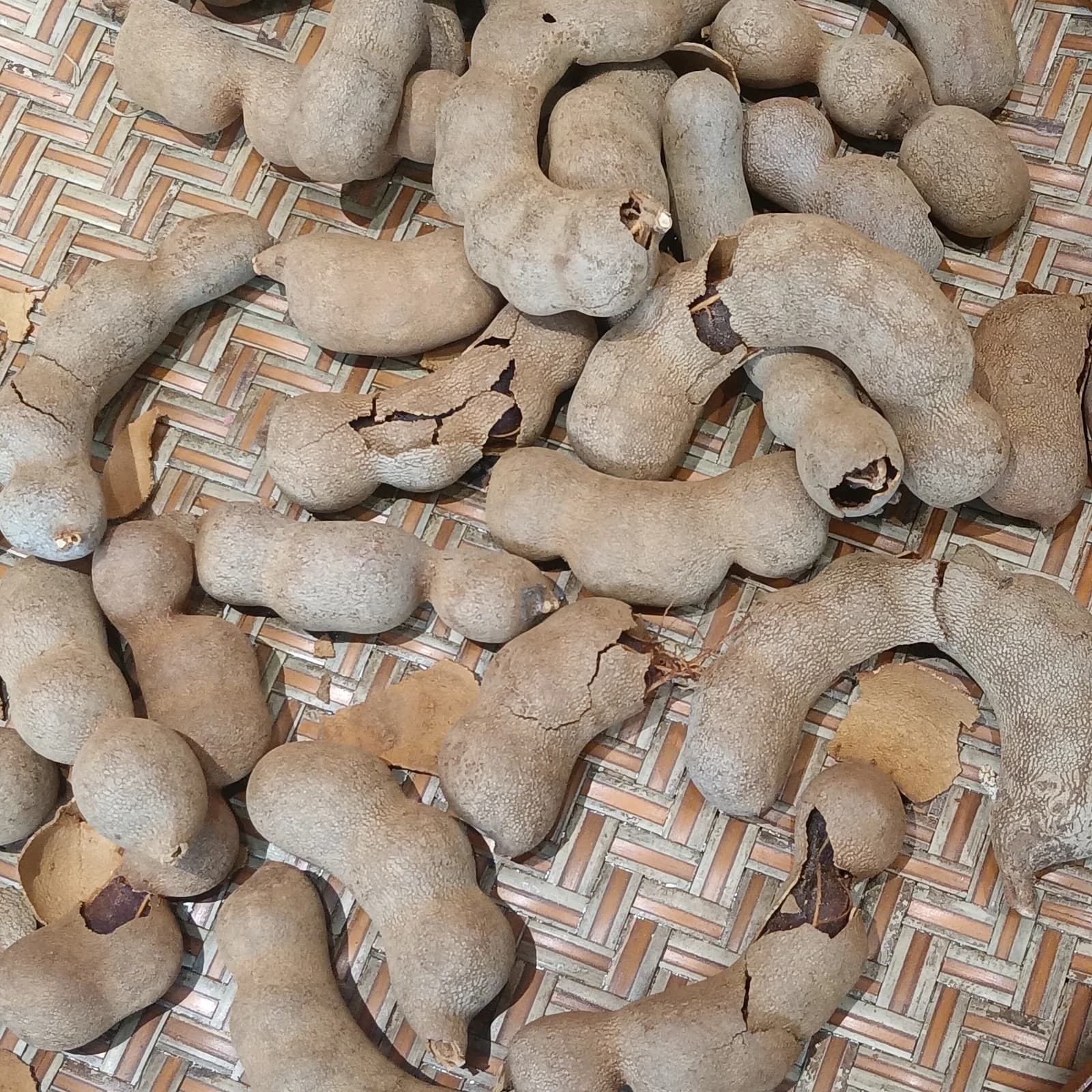 Me khô đóng gói tem HTX Ba Chữ